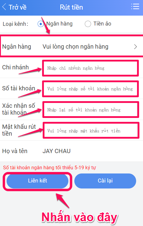 Thêm theo chỉ dẫn