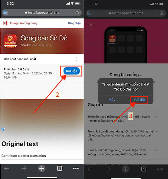 Tải app SODO Casino cho hệ điều hành IOS